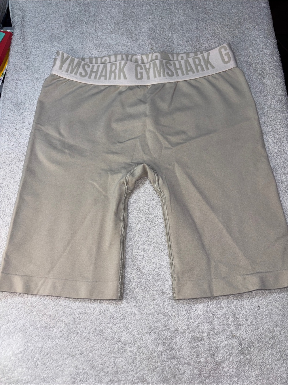 Gymshark Men’s Light Beige Performance Training Shorts